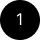 White numeral '1' on a black background.